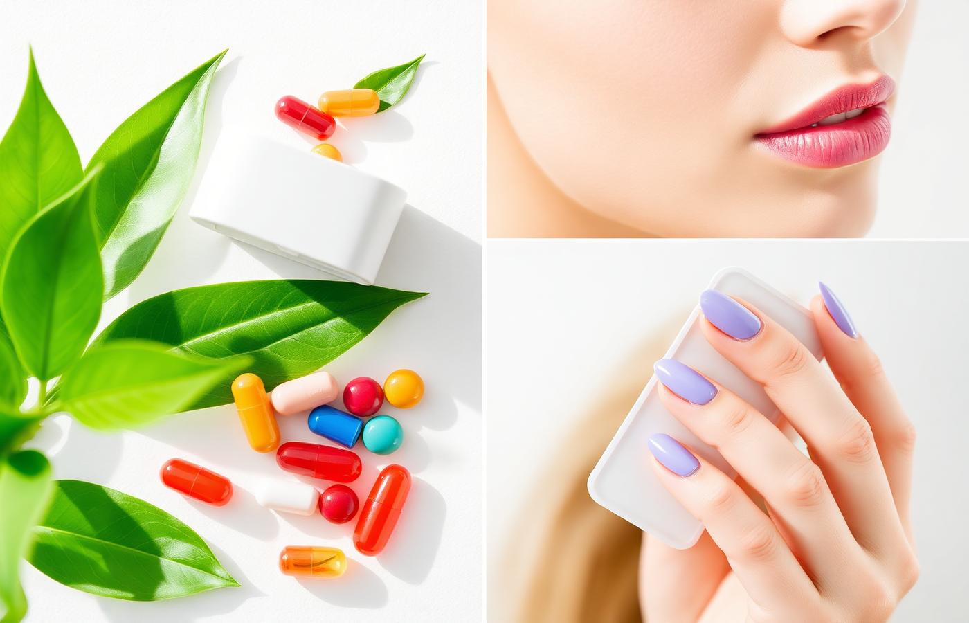 Vitamins, skin, hair and nail wellness references